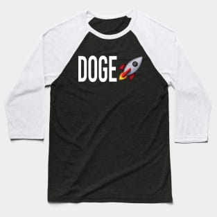 Doge Rocket Baseball T-Shirt